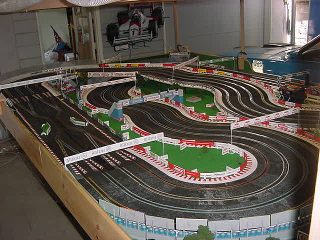 Note the Scalextric Goodwood chicanes at left