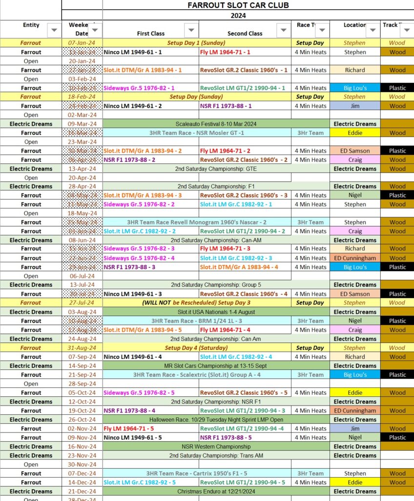 Combined Farrout & Electric Dreams Weekends 2024 Calendar V3 - 08-24-2024